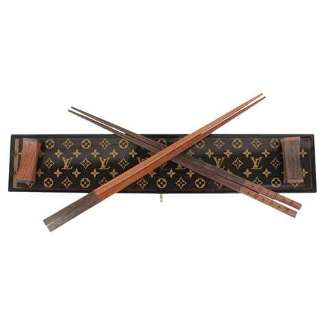 louis vuitton chopsticks gold.